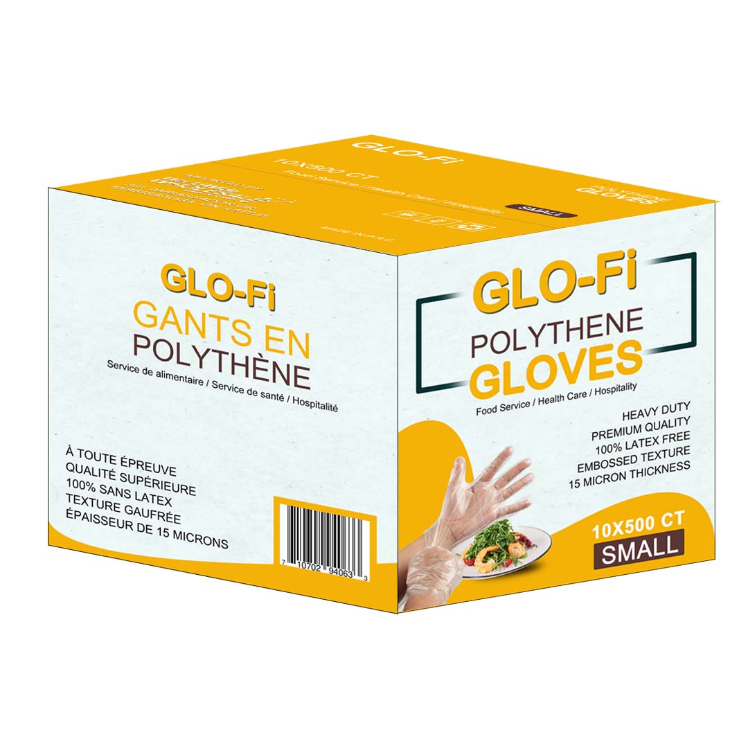 GLO-Fi - Gloves - Poly - Small