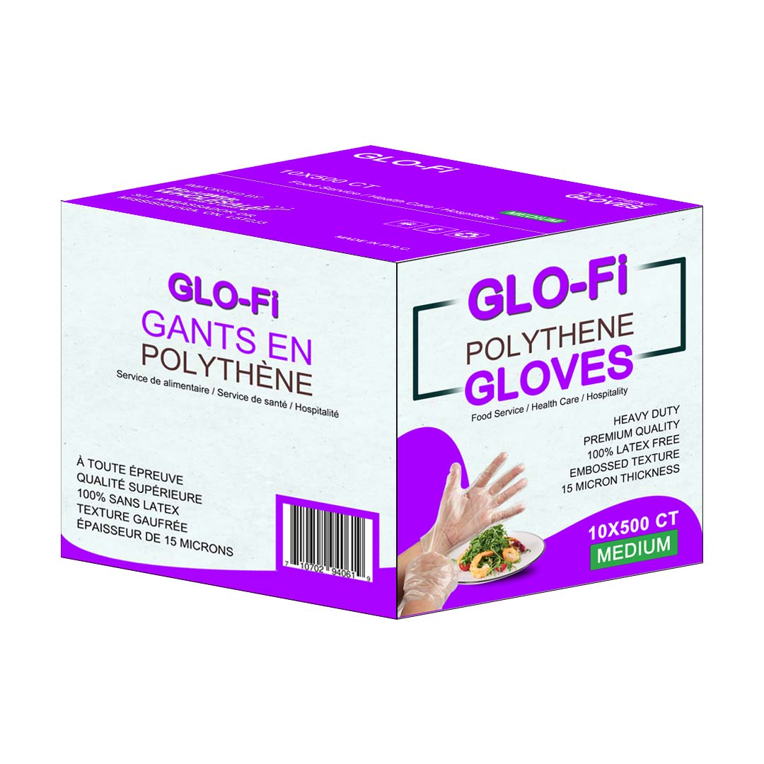 GLO-Fi - Gloves - Poly - Medium