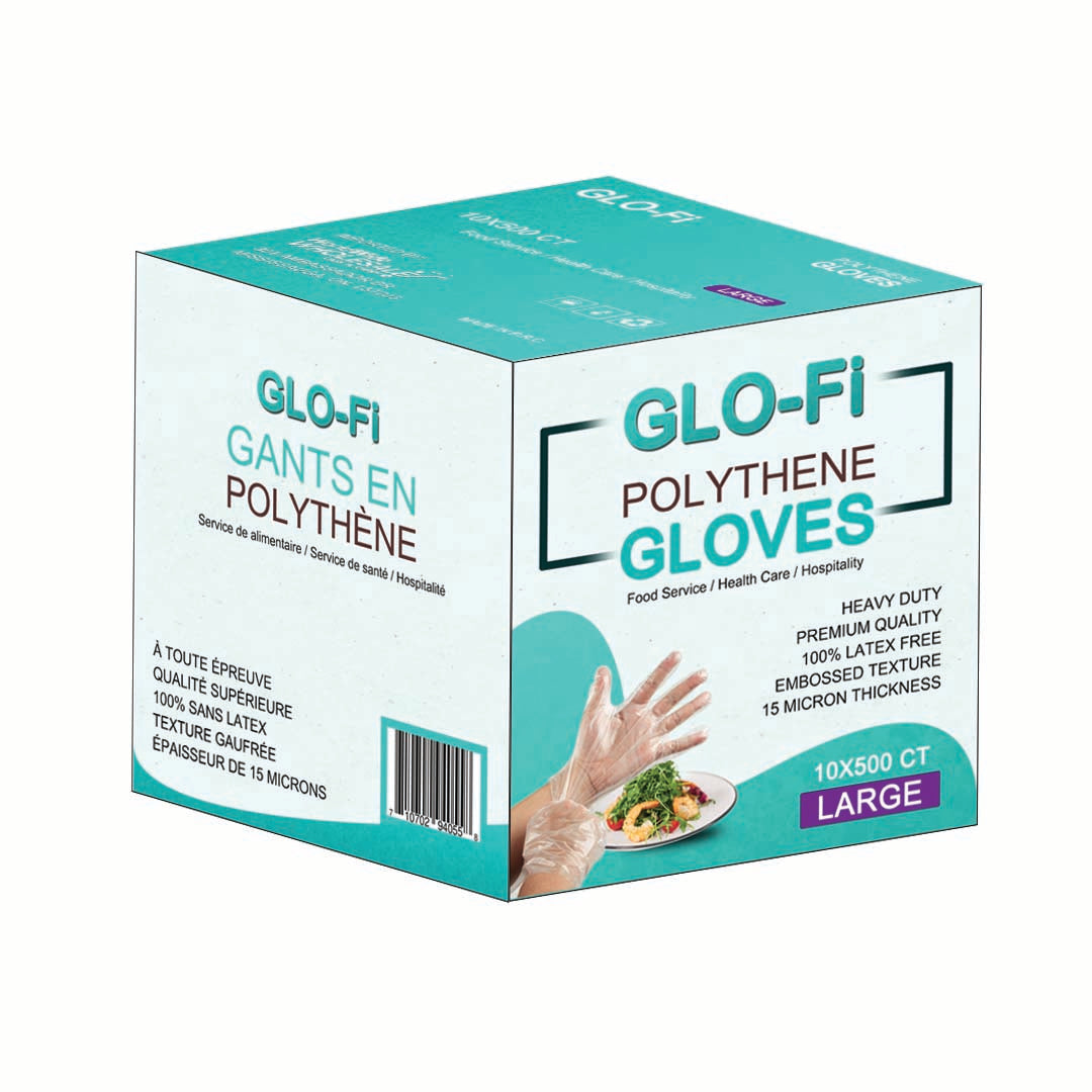 GLO-Fi - Gloves - Poly - Large