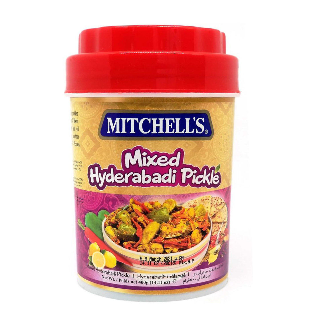 Mitchell's - Mixed Hyderabadi Pickle - 400g