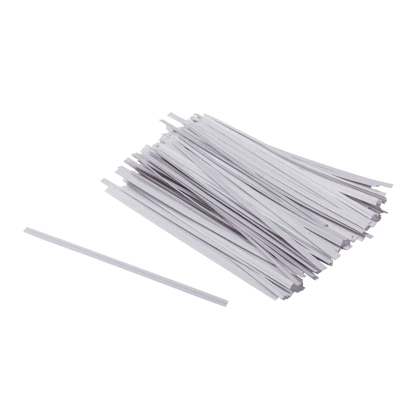 Hy Five - 4" Twist Ties - White TT4WP