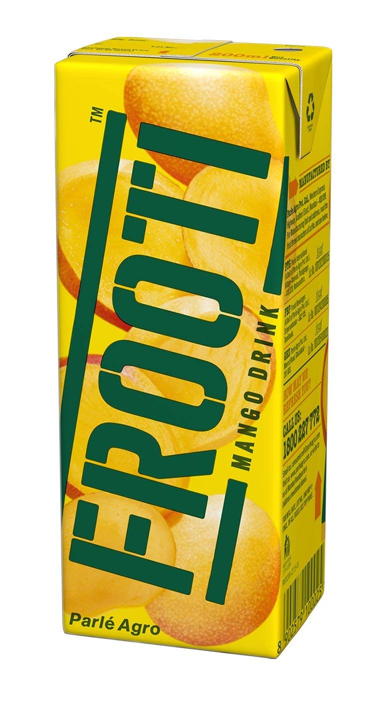 Frooti - Mango Drink - (Tetra Pack) 200ml