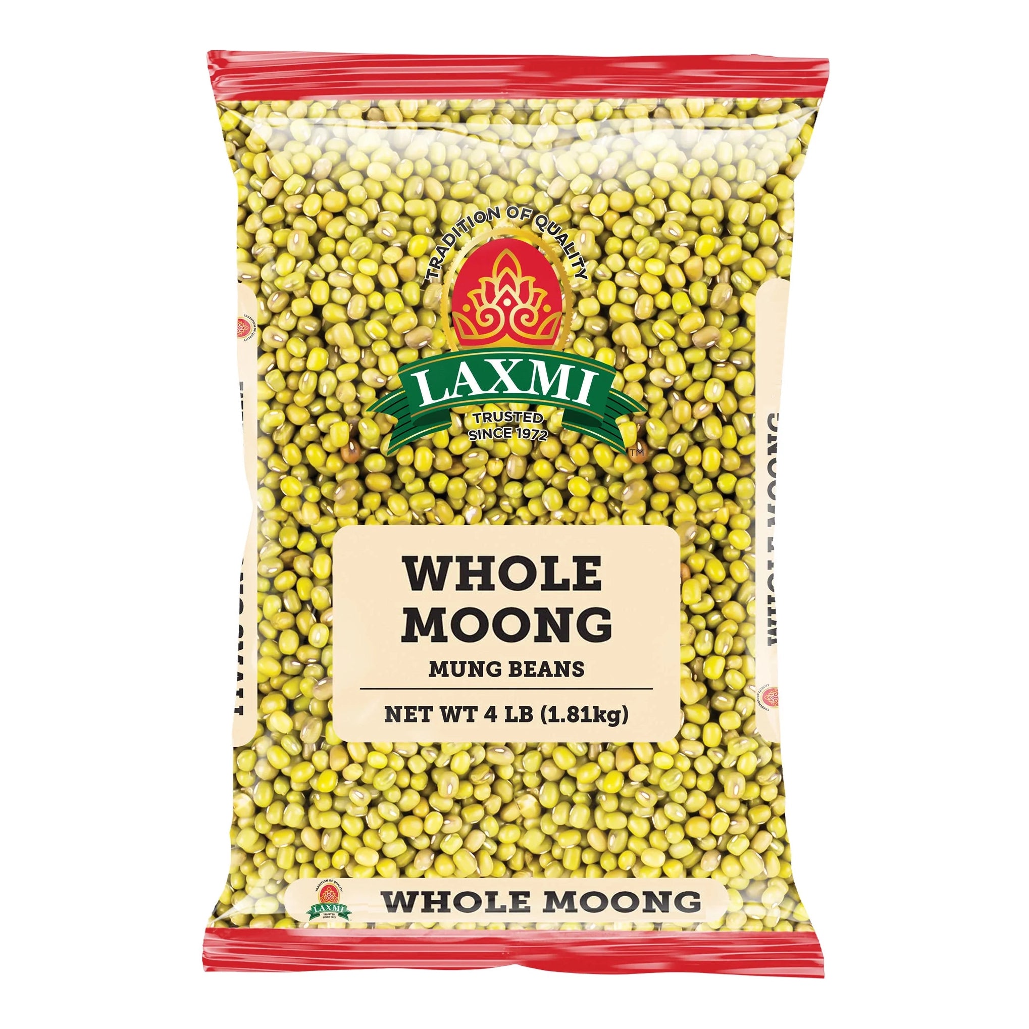 Laxmi - Moong Whole Bold - 4Lb