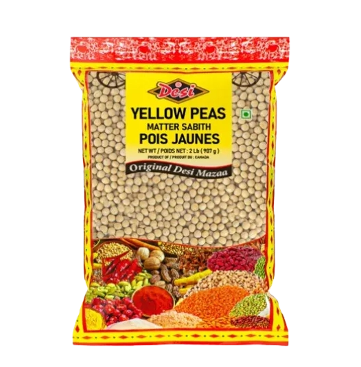 Desi - Yellow Peas - Whole - 2Lb