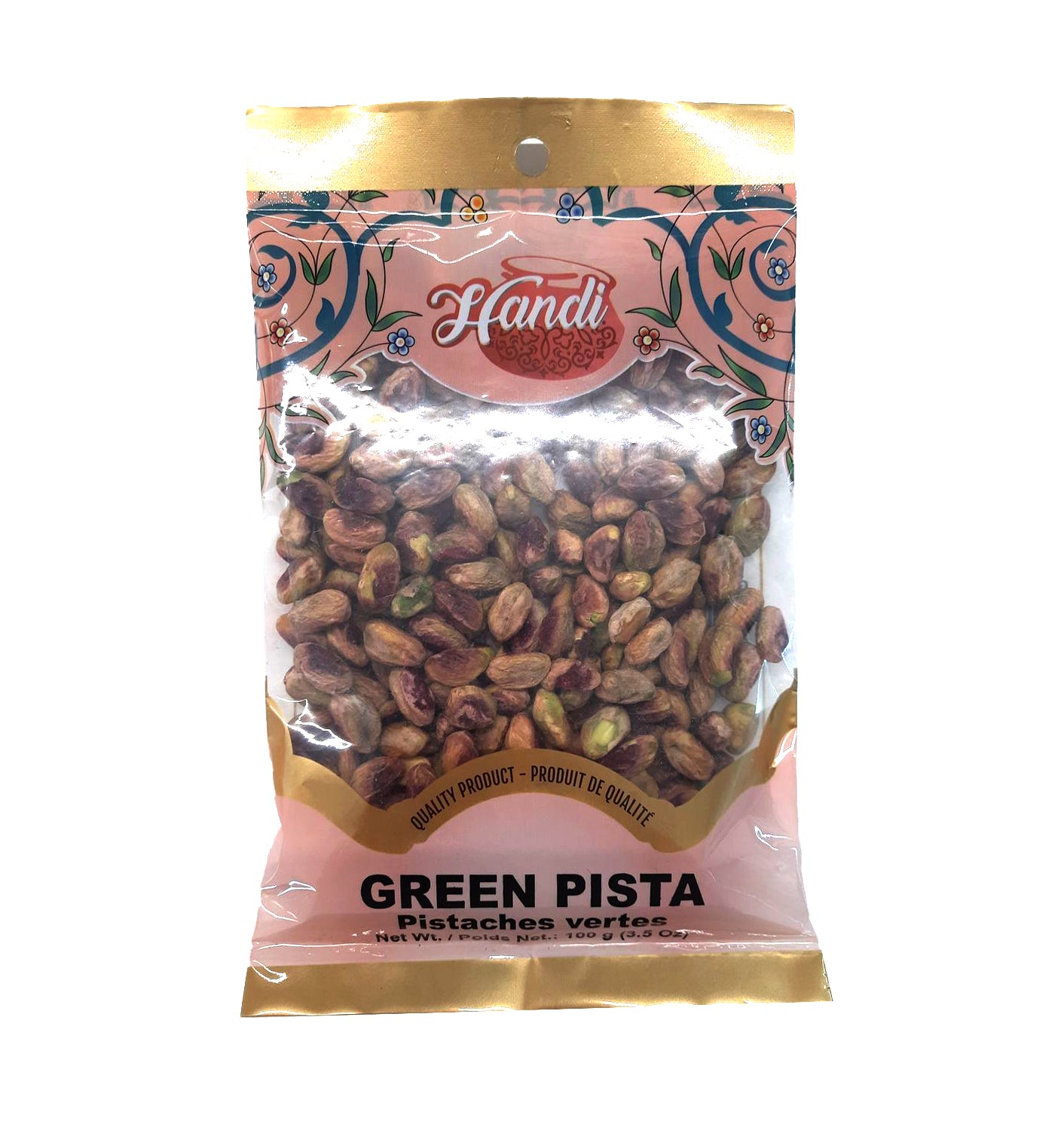 Handi - Green Pista Kernels - 100gm