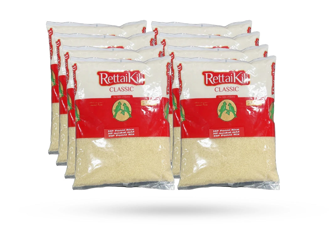 Rettaikili - Red Raw Rice - 8lb