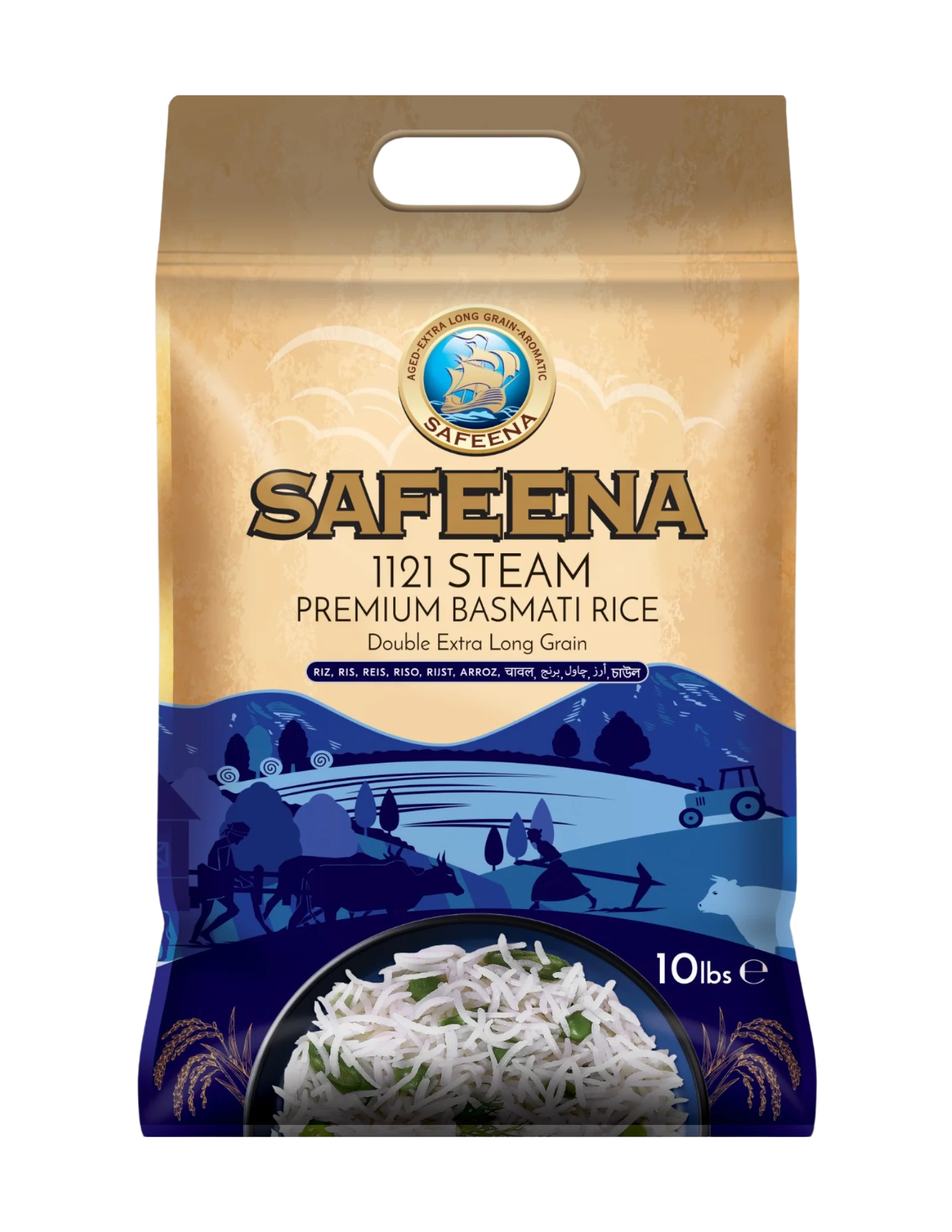 Safeena - 1121 Premium Basmati Rice - 10Lb
