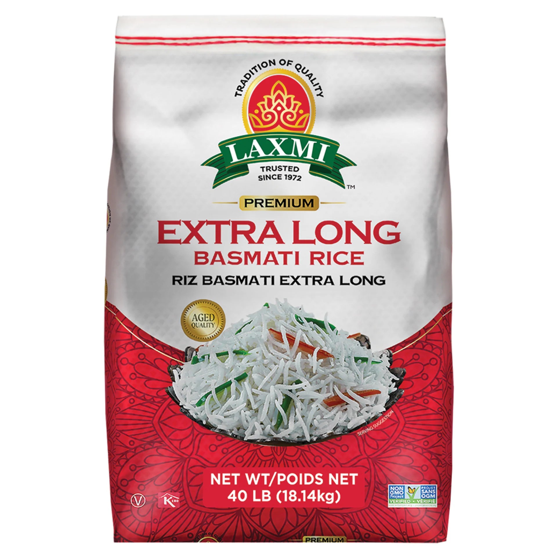 Laxmi - Basmati Rice - Extra Long - 40Lb