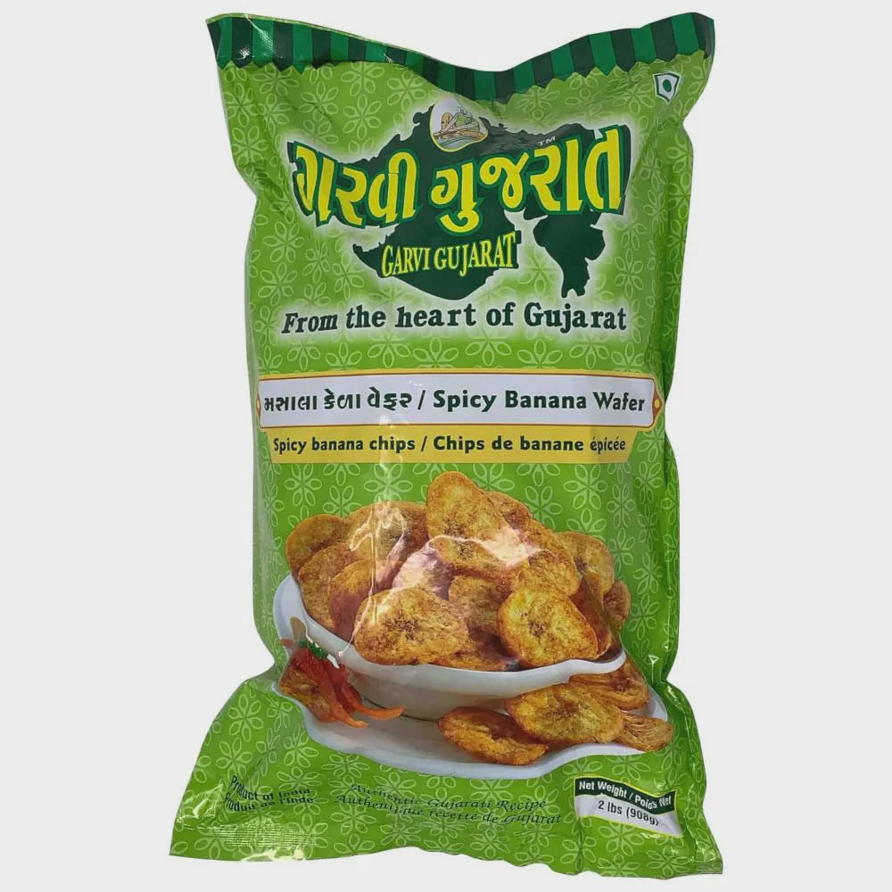 Garvi Gujarat - Banana Chips - Spicy - 908g