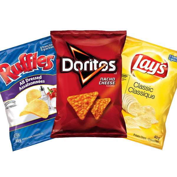Frito Lays - Variety Packs - lays Ruffles & doritos