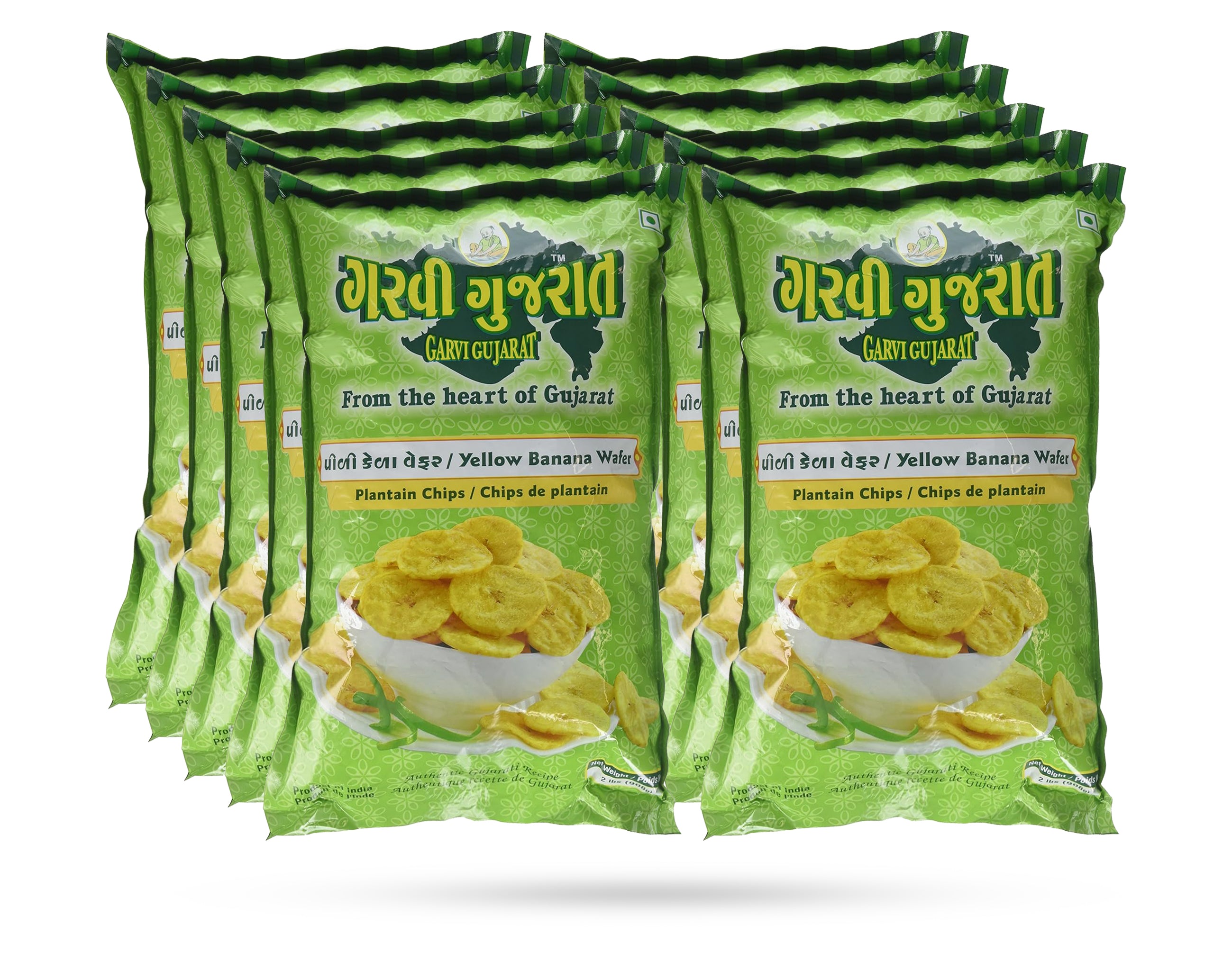 Garvi Gujarat - Banana Chips - Yellow - 908g