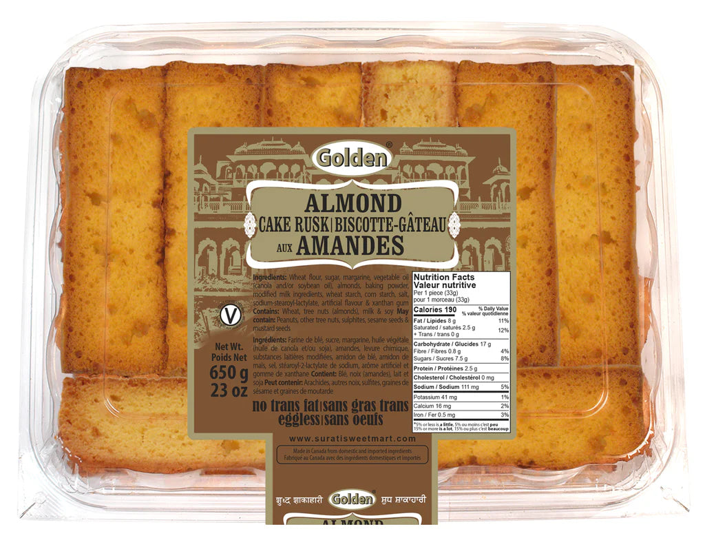 Golden - Almond Cake Rusk - 650g