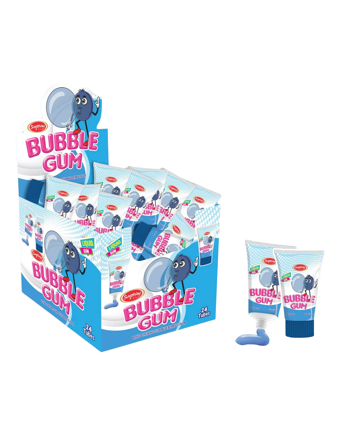 Mayfair - Sweetway Tube Gum Blueberry - 45g