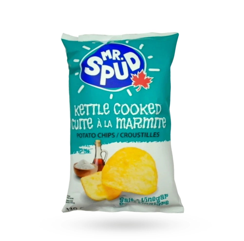 Mr. Spud - Kettle Chips - Salt & Vinegar.