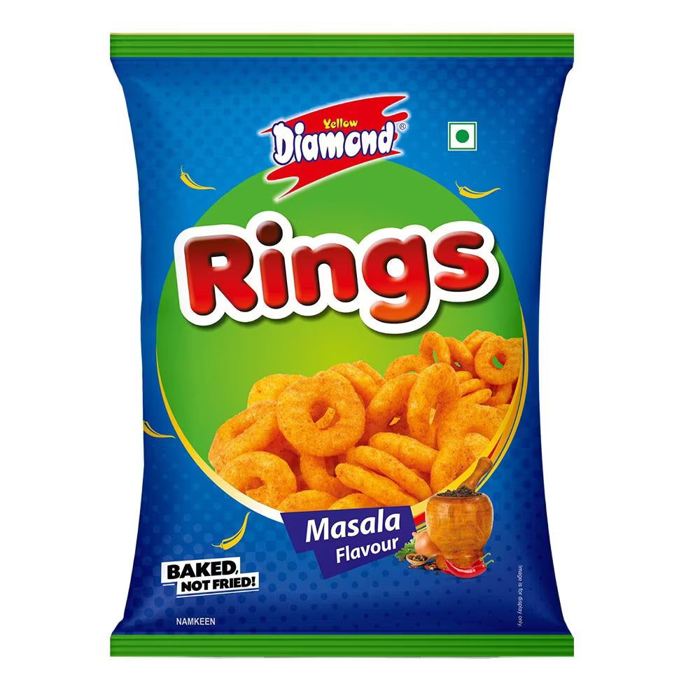 Yellow Diamond - Masala Rings - 75g