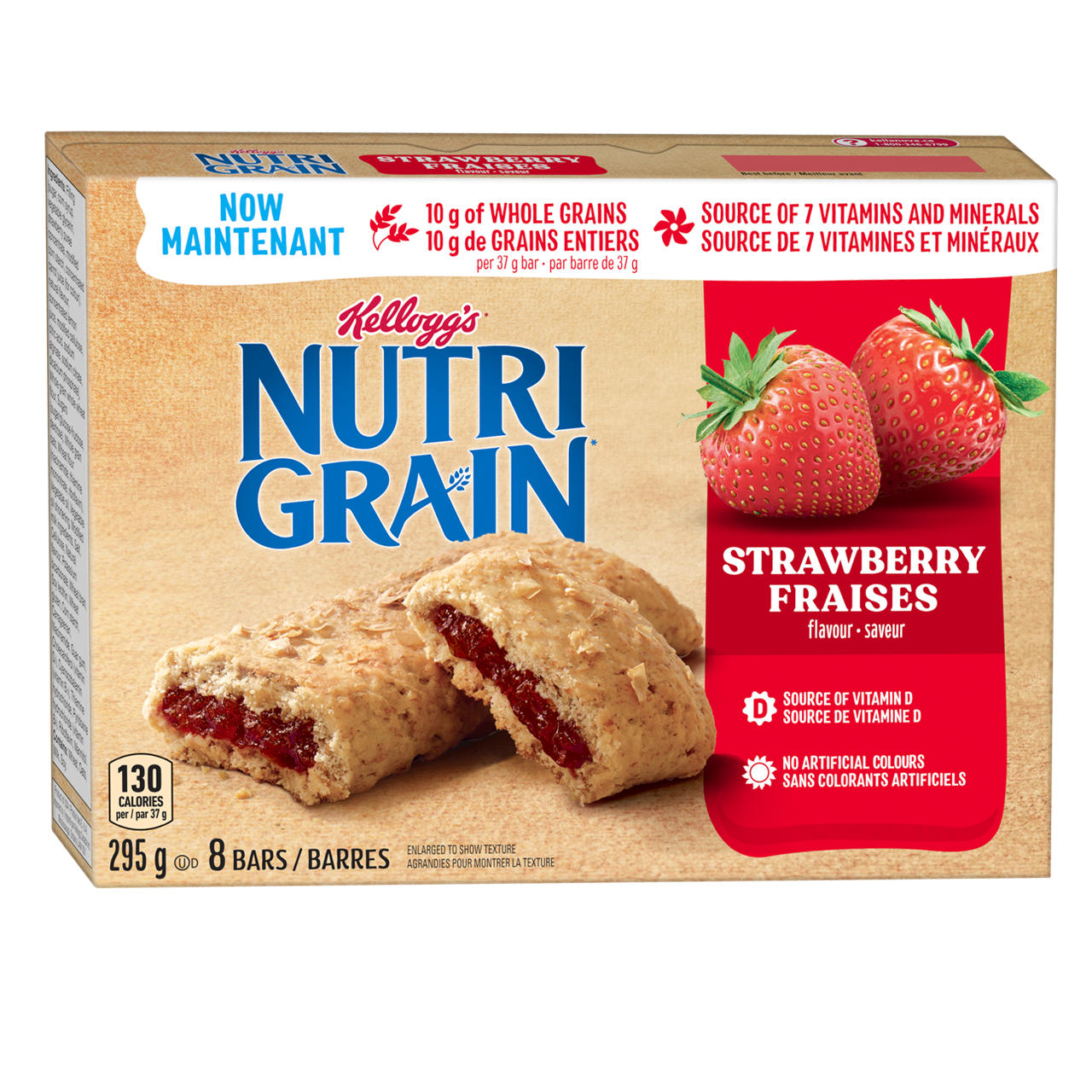 Nutrigrain - StrawBerry Bars - 295g