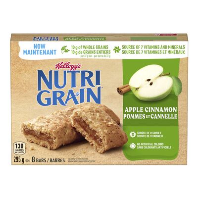 Nutrigrain - Apple Cinnamon Bars - 295g
