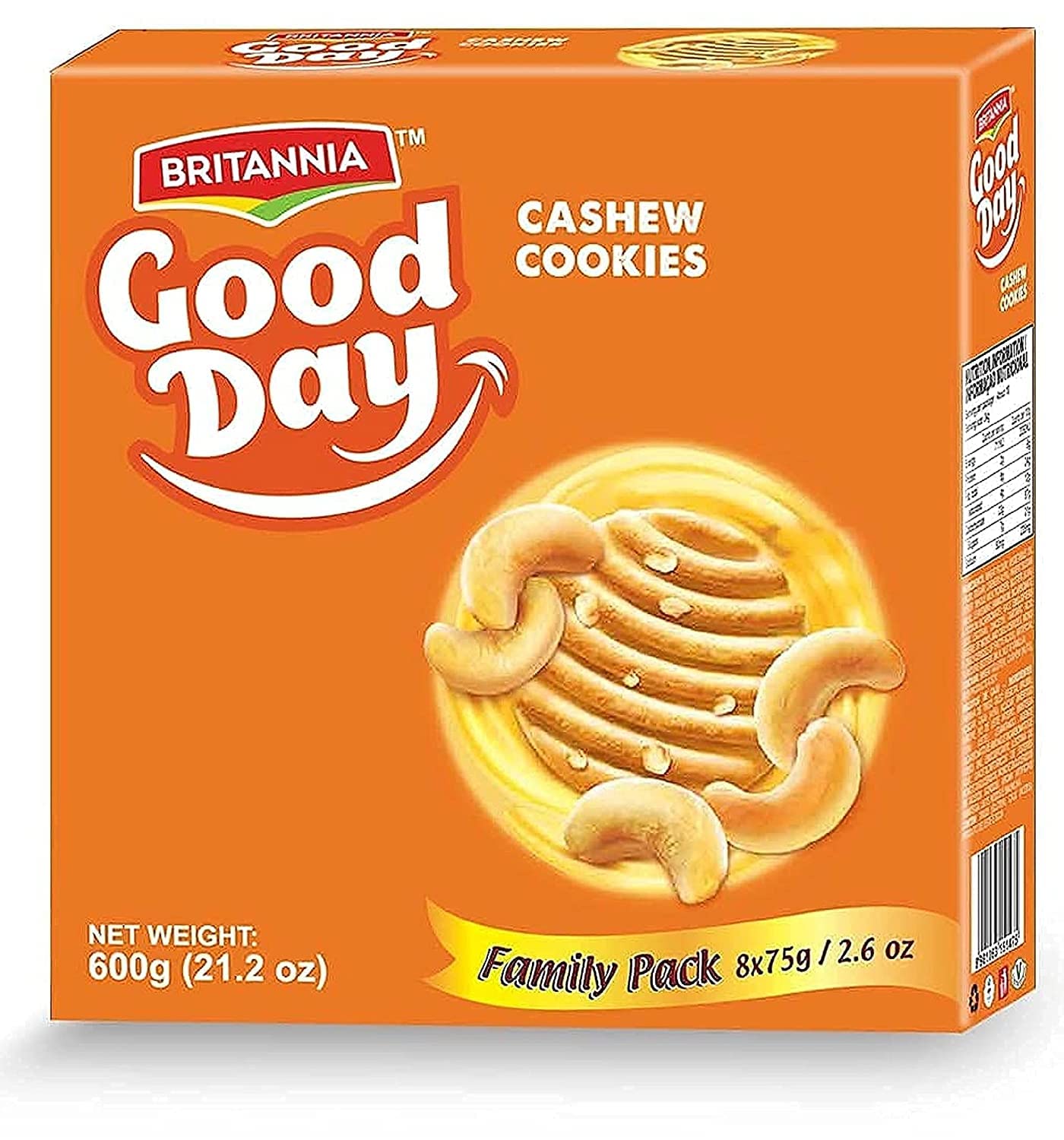 Britannia - Goodday Cashew Cookies - Family Pack 600g