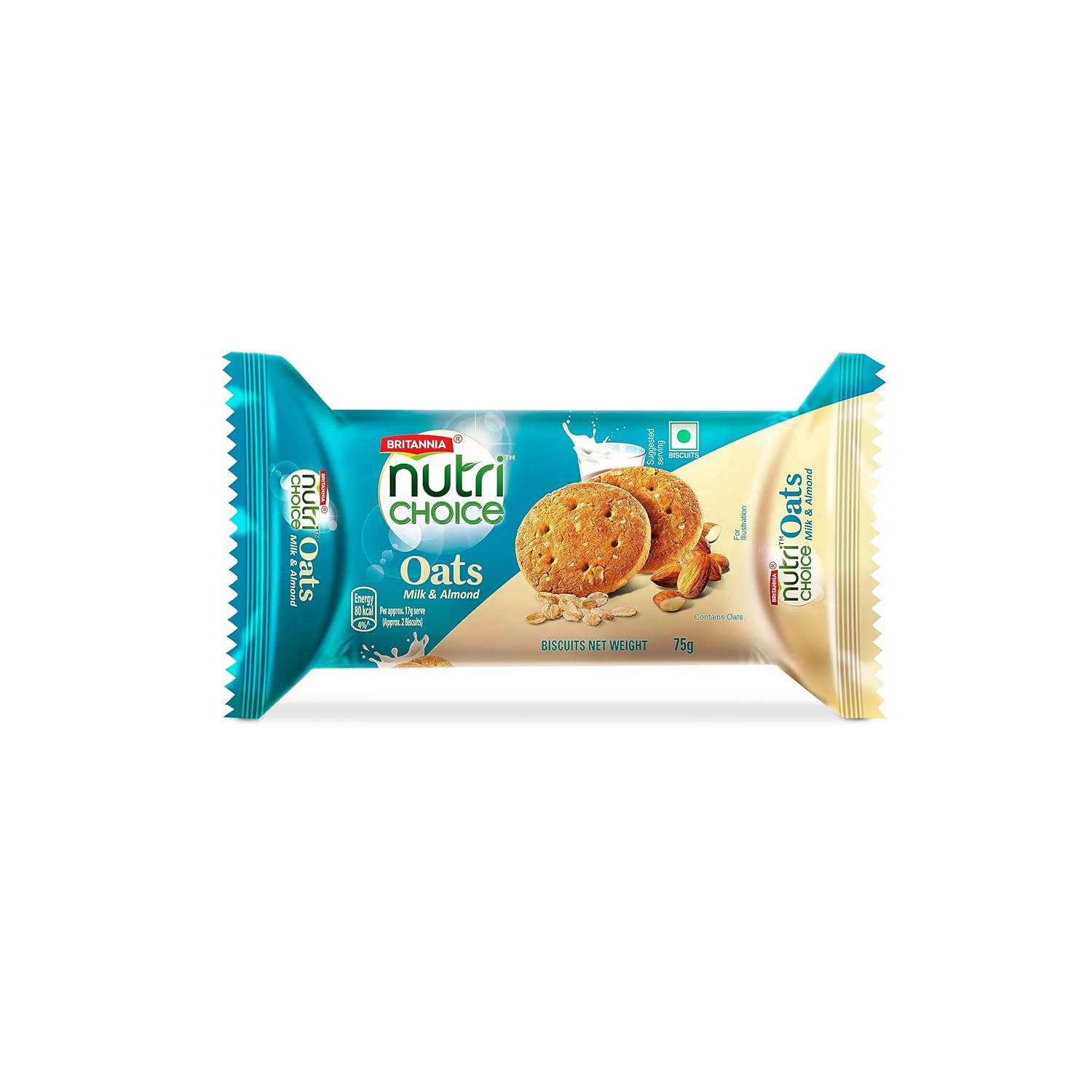 Britannia - Nutri Choice - Almond & Milk - 75g