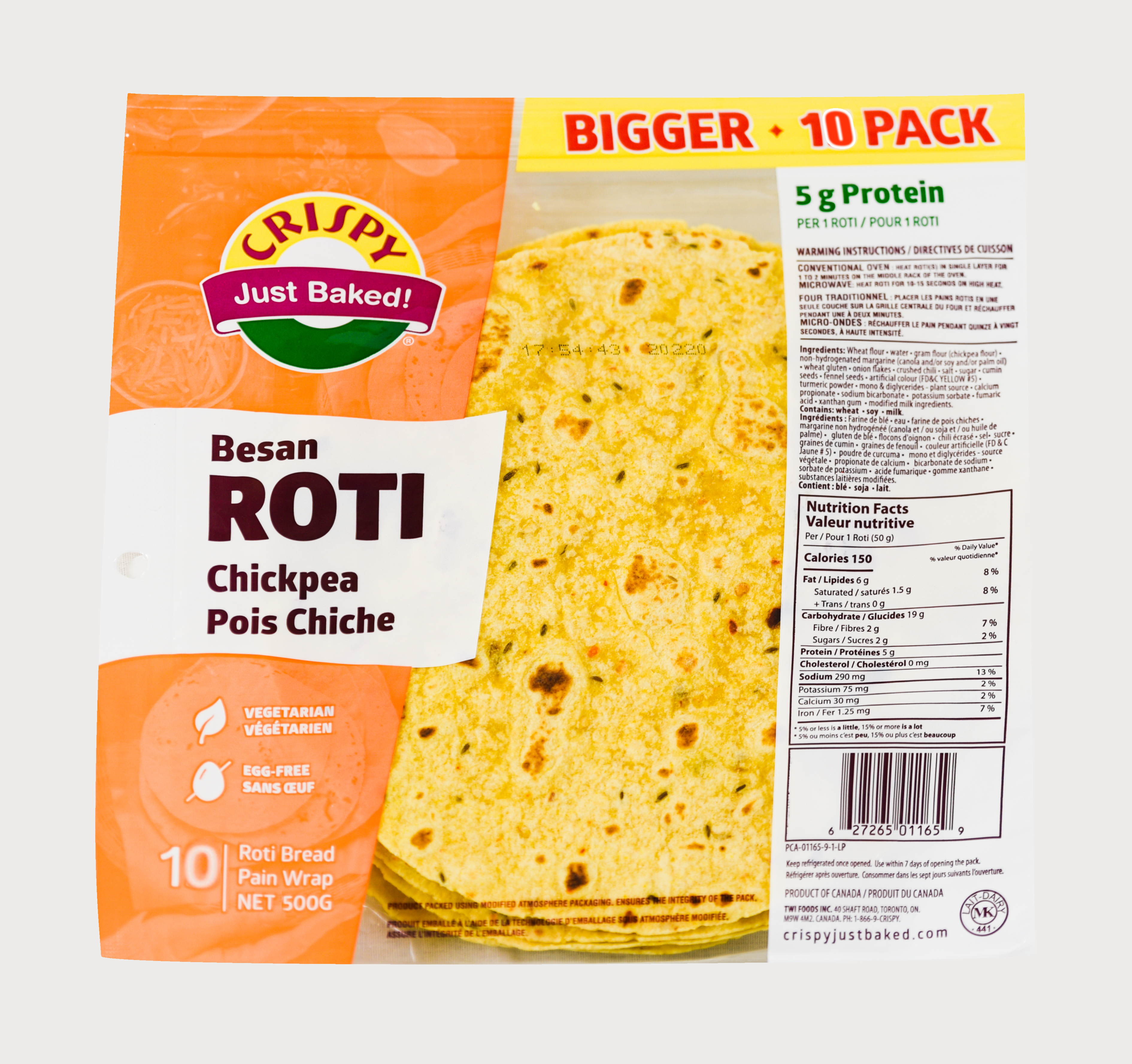 Crispy - Roti Besan - 500g