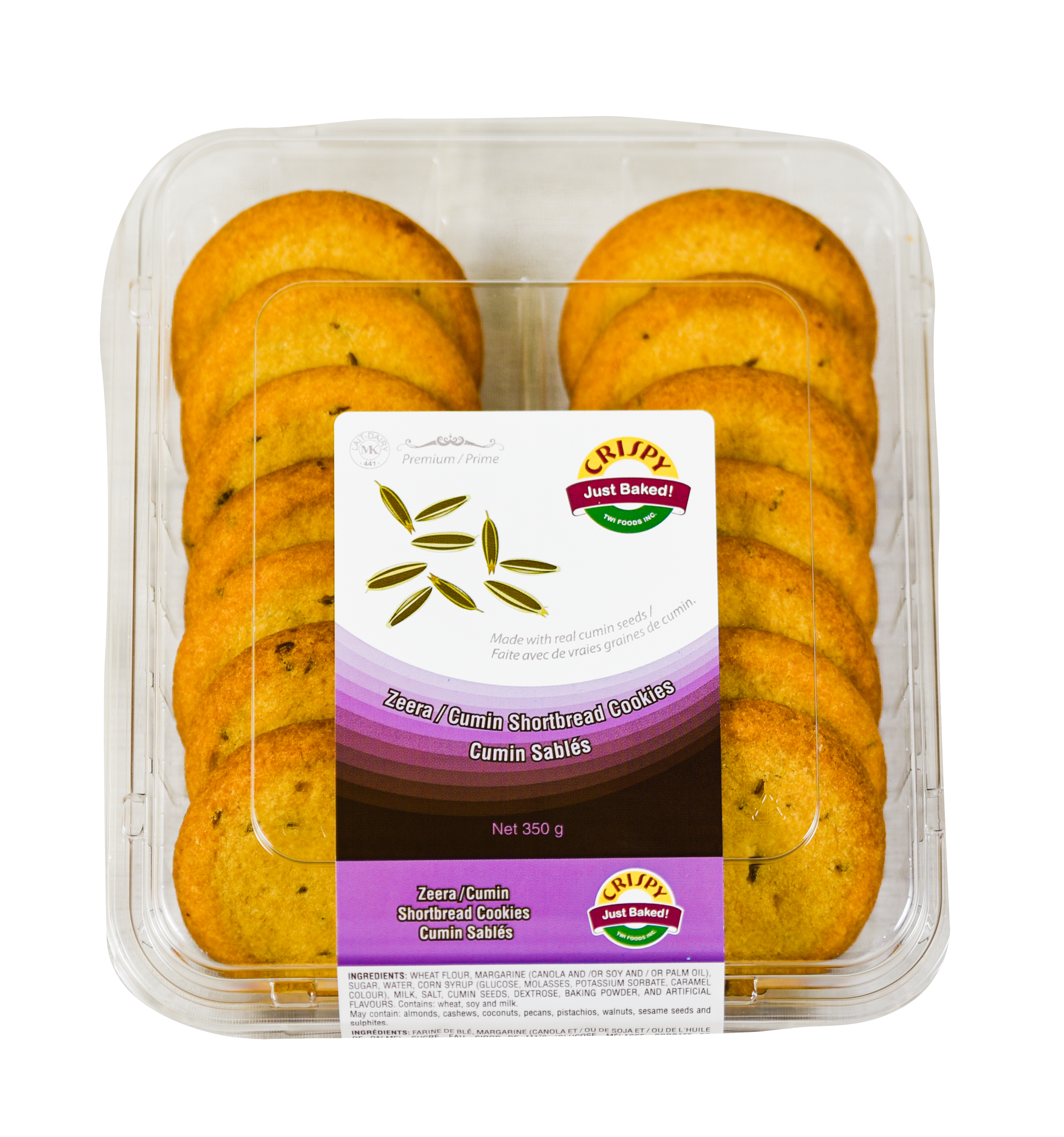 Crispy - Zeera Shortbread Cookies - 350g