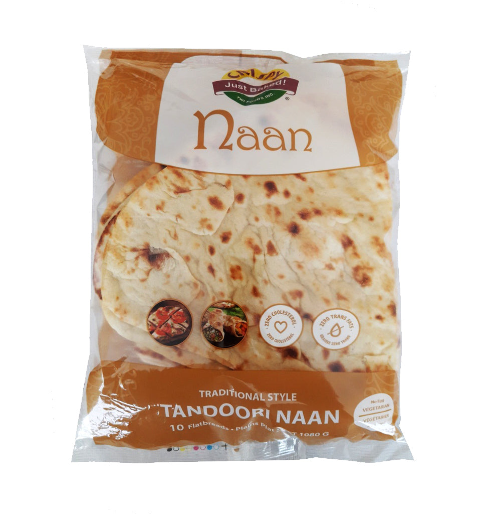 Crispy - 10" Tandoori Naan - 1080g