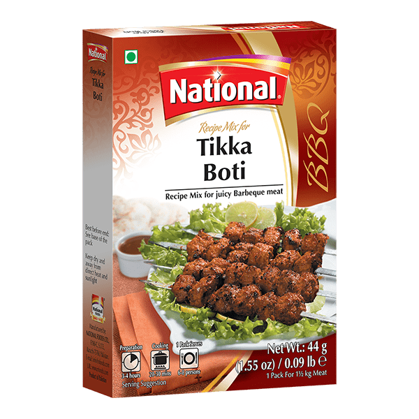 National - Tikka Boti - 44g