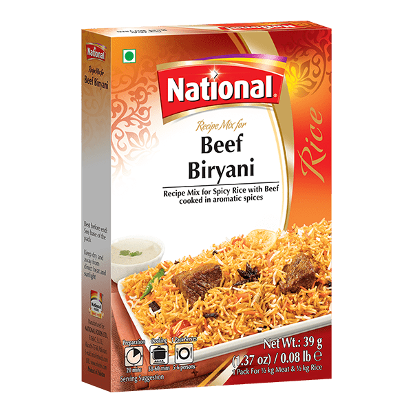National - Beef Biryani Masala - 39g