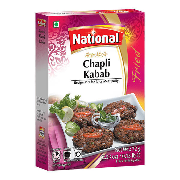 National - Chapli Kebab - 72g