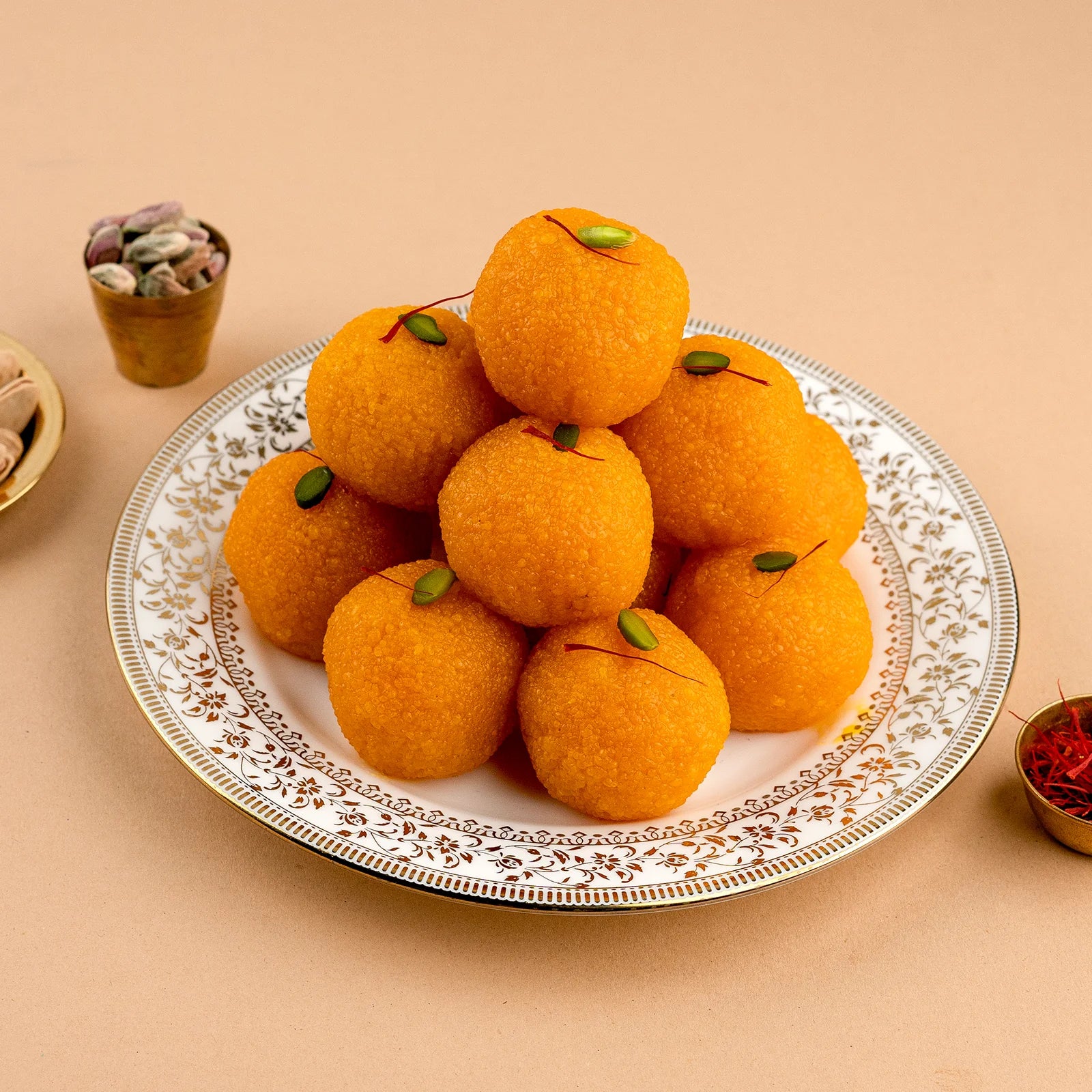Saffron - Motichoor ladoo
