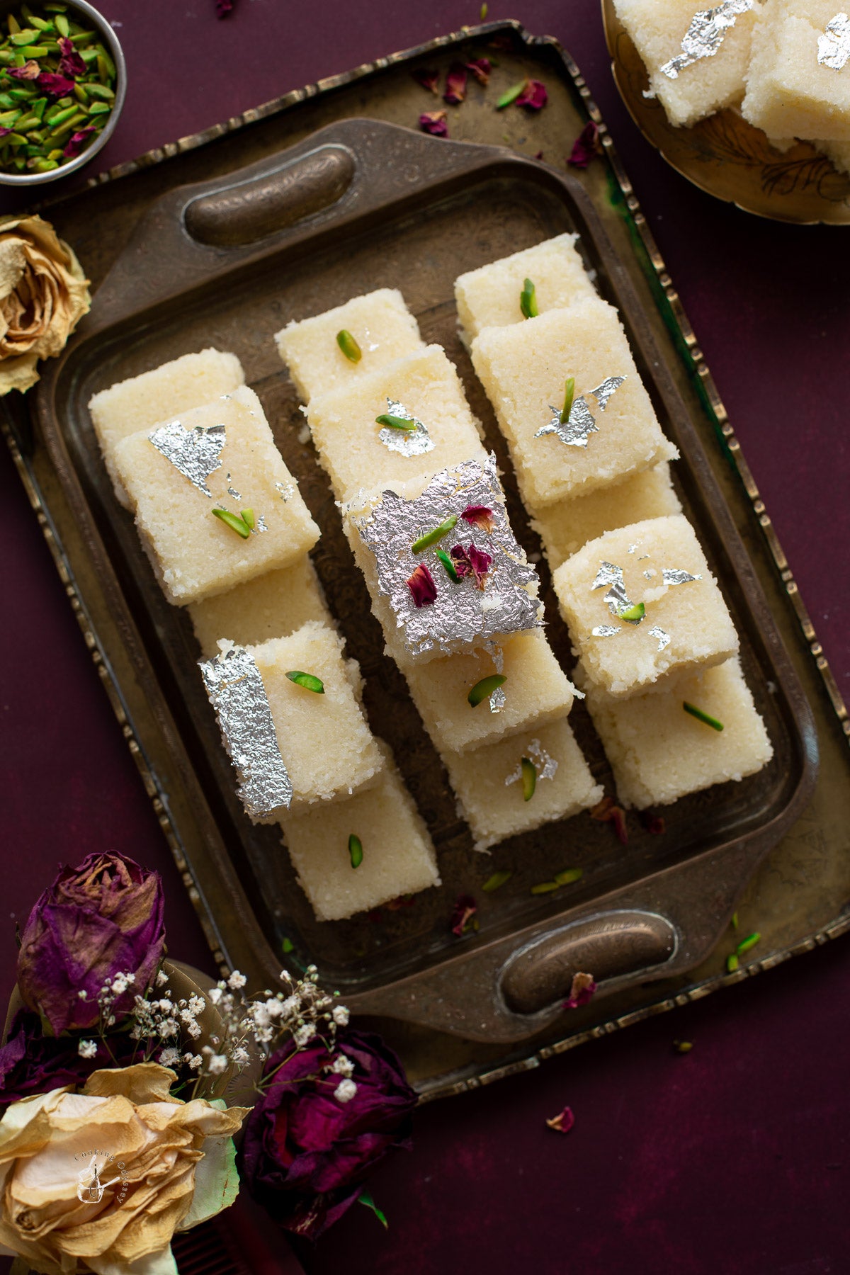 Saffron - Coconut Barfi