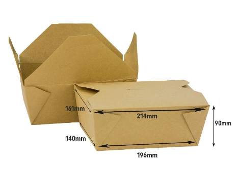 Kraft Deli Boxes 4 Flap #4