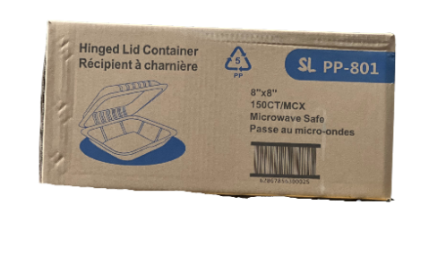 Pak Savvy - 8X8X3 - Single Compartment Container