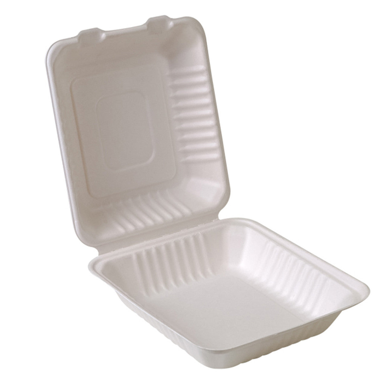 TenClouds - 8X8 Bagasse Clamshell Container