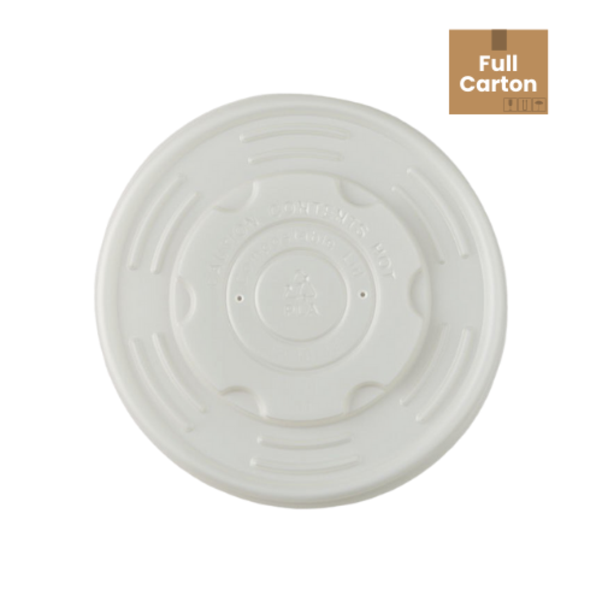 Emerald/CVP - 12-32Oz Lid For Paper Soup Container
