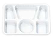 EcoCraze - Cornstarch Takeout Tray(Thali) - 6 Comp