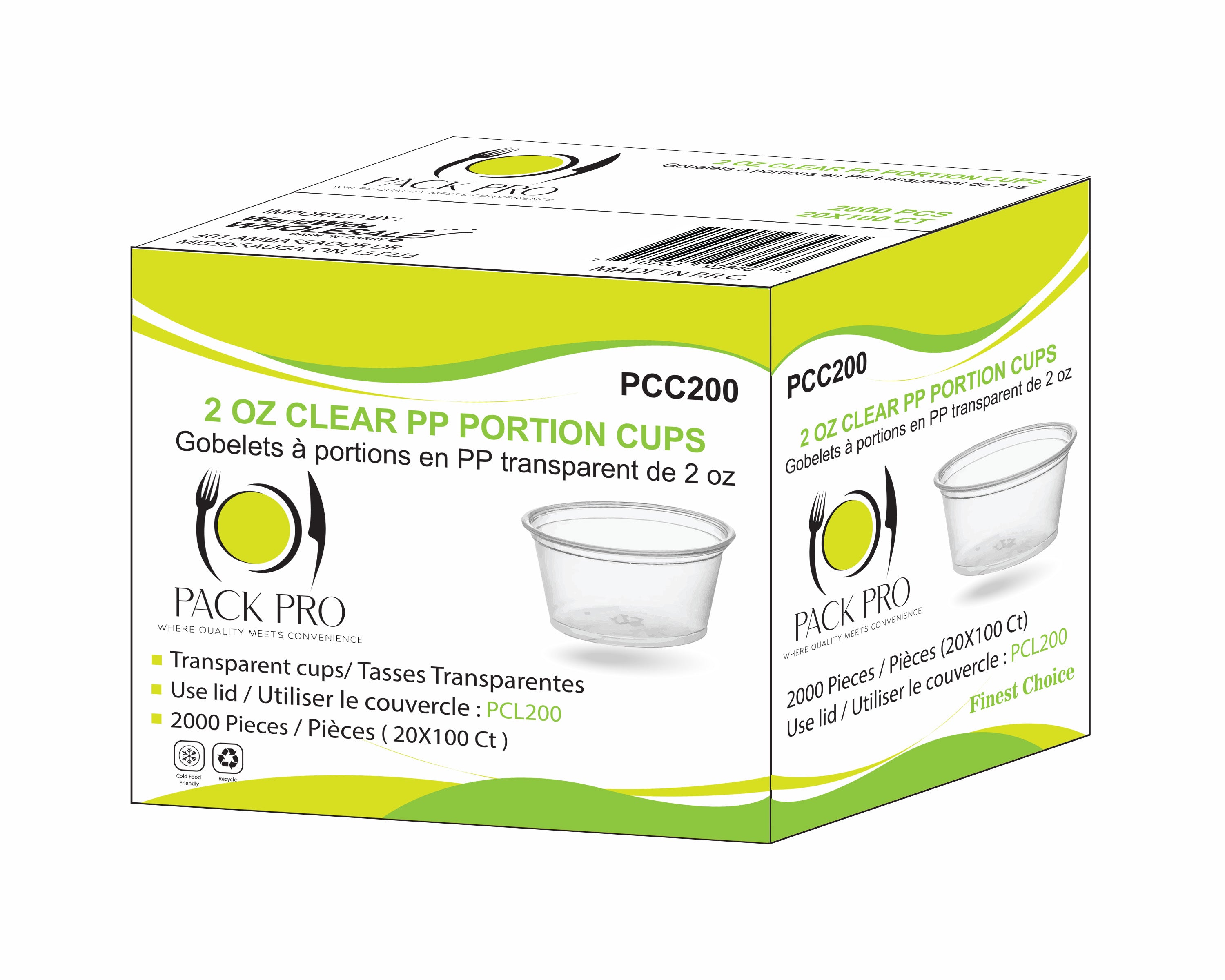 PackPro - 2oz Portion Cups