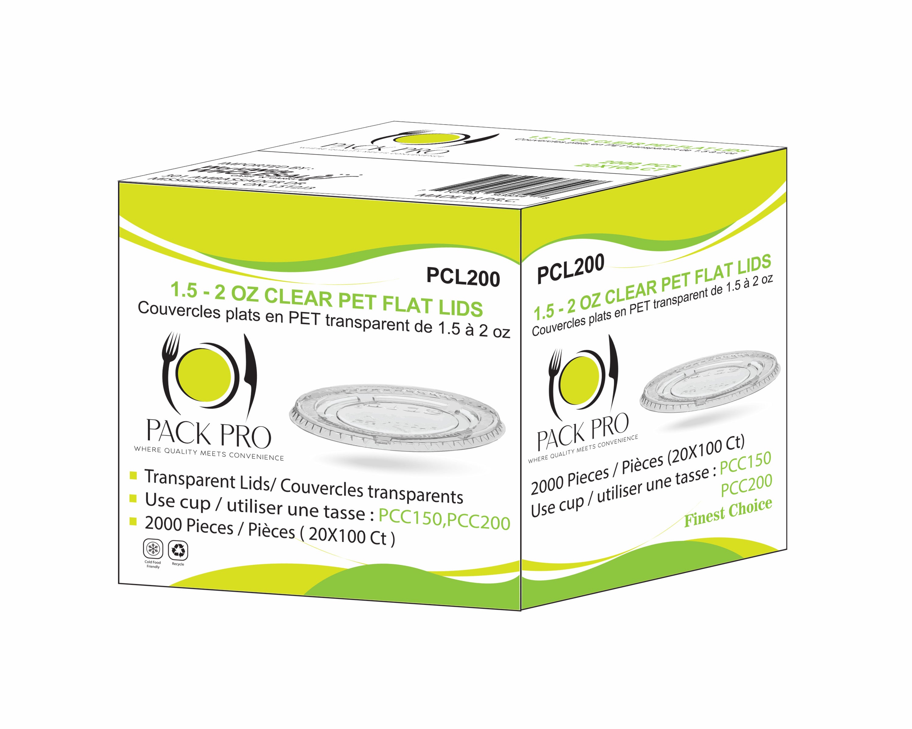 PackPro - 1.5-2oz Portion Cup Lids