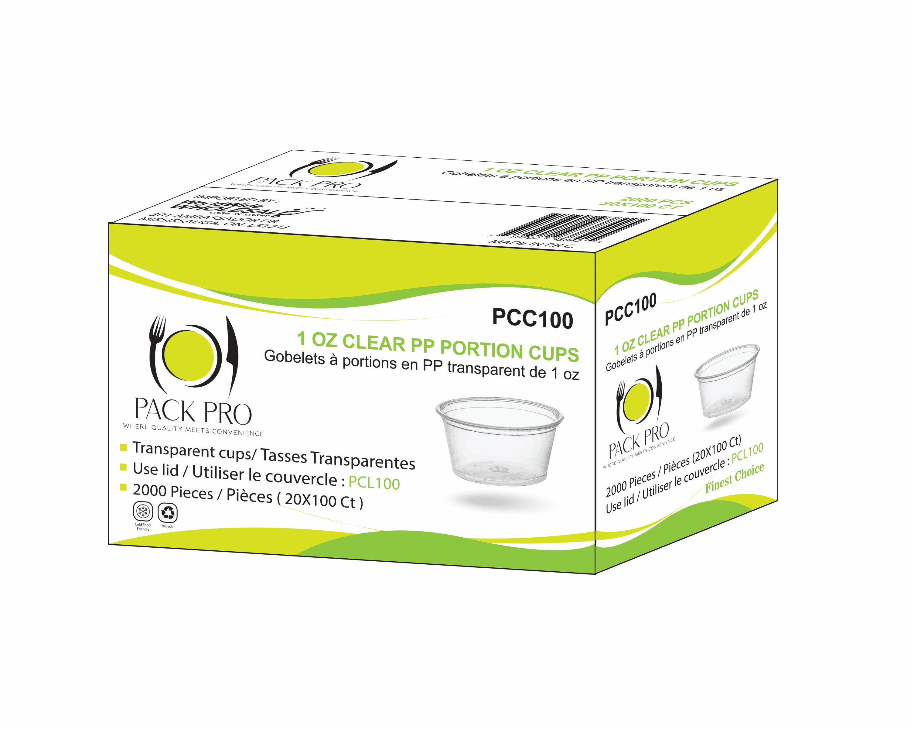 PackPro - 1oz Portion Cups