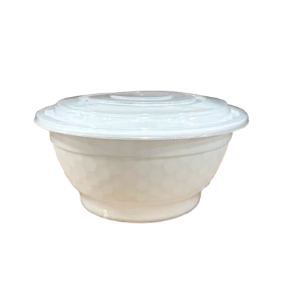 Dynasco - 36oz Noodle Box W/ Lid - White