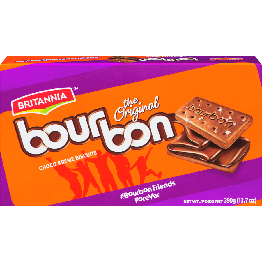 Britannia - Bourbon Cream Treat Biscuits - 390g
