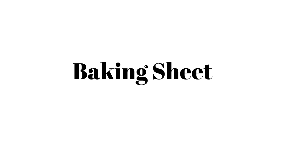 Baking Sheet