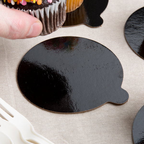 Enjay - Black/Gold 0.045" Round Tab Board - 4"