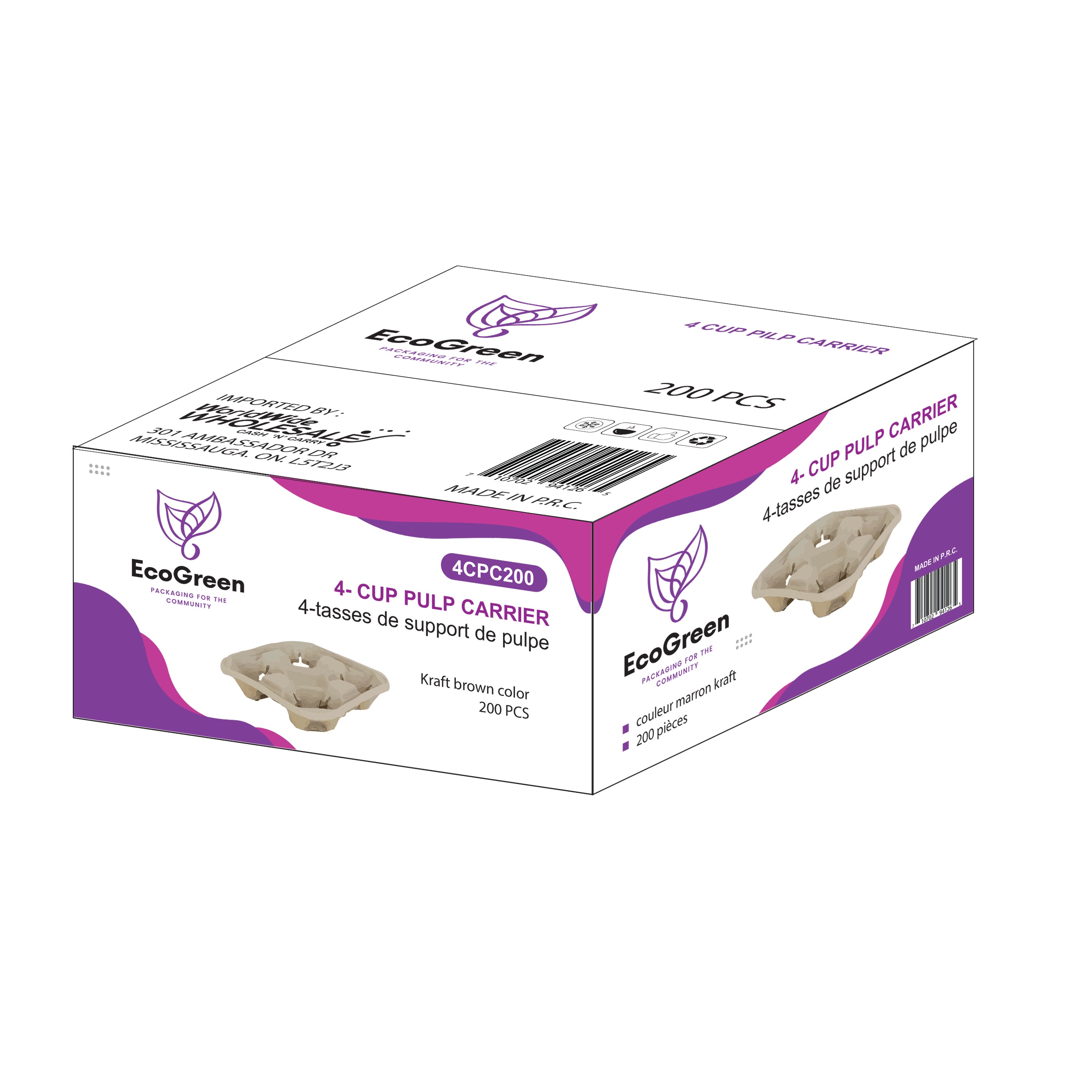 EcoGreen - Cup Carrying Tray