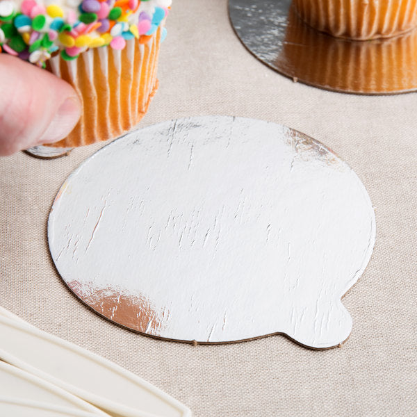 Enjay - Gold/Silver 0.045" Round Tab Board - 4"