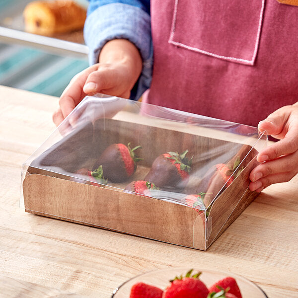 Enjay - 6X8 Wood Meats & Treats Box w/ Lid