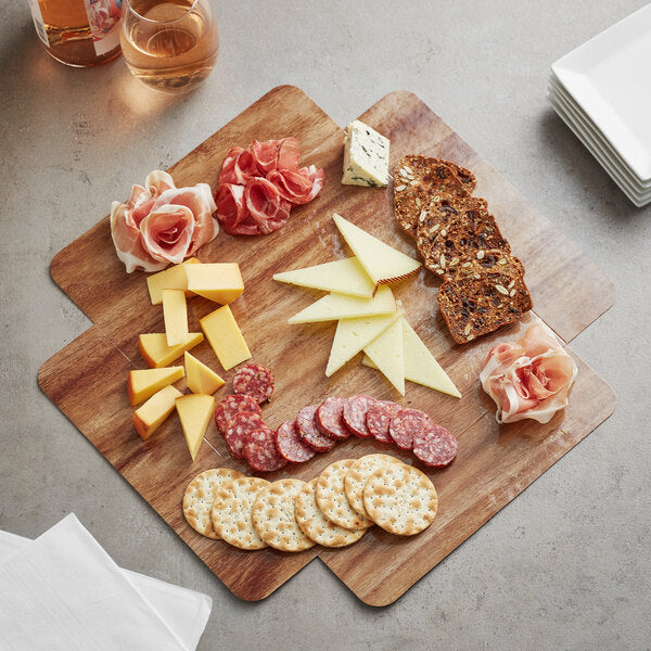 Enjay - 10X10 Wood Meats & Treats Box w/ Lid