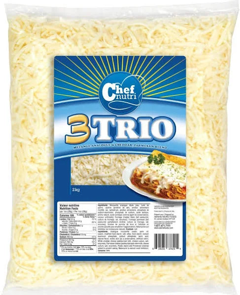 Chef Nutri 3 TRIO - Analogue  Cheddar & Parmesan Blend 80620