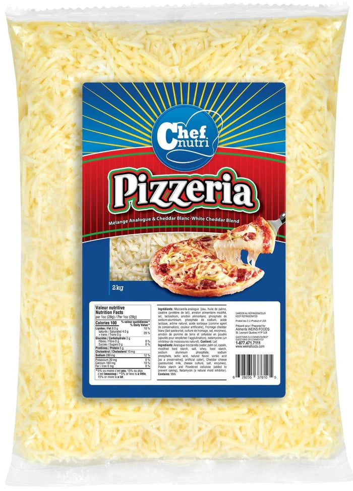 Chef Nutri Pizzeria - Analogue & White Cheddar Blend 80610