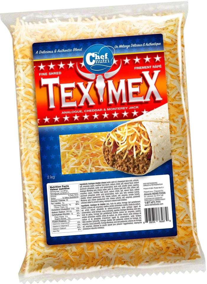Tex Mex - Fine Shred - Analogue  Cheddar & Monterey Jack Blend 80658